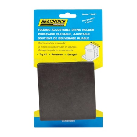 Seachoice 79461 Folding Drink Holder Black 8094286